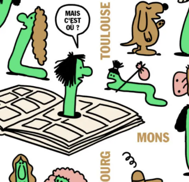 Affiche de la Fête interconnectée de la BD, évènement organisé par le collectif Girlxcott