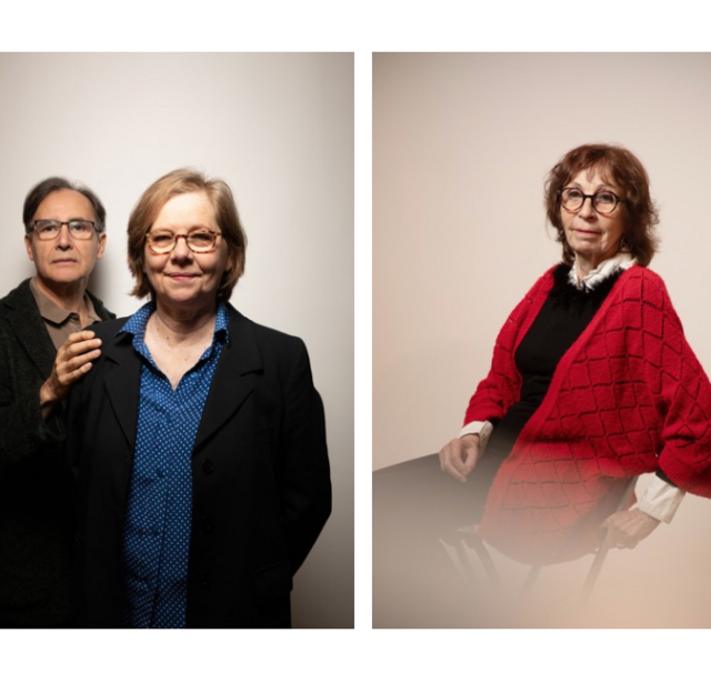 Bernardo Toro et Florence Didier-Lambert, cofondateurs de la revue Rue Saint Ambroise (à gauhe) et Martine Malinski, gérante et éditrice des éditions TriArtis