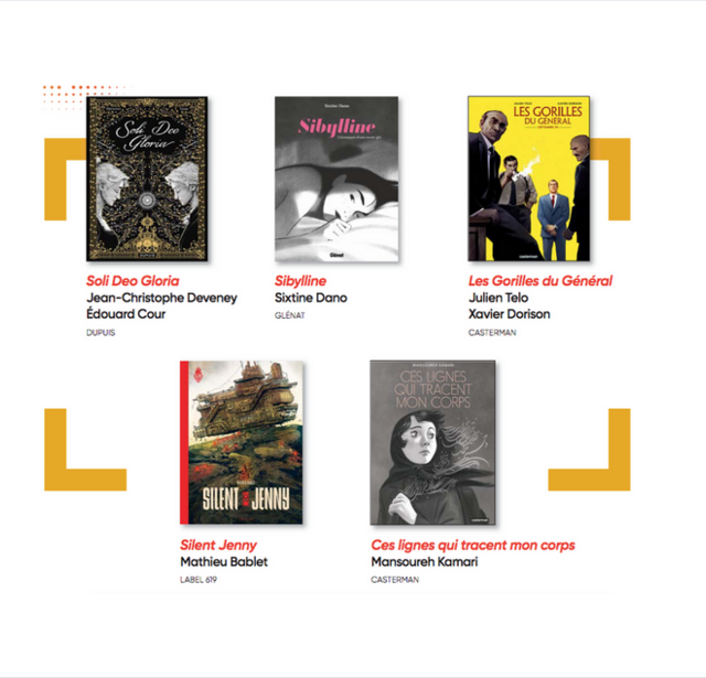 Les finalistes du prix BD Fnac France Inter 2026