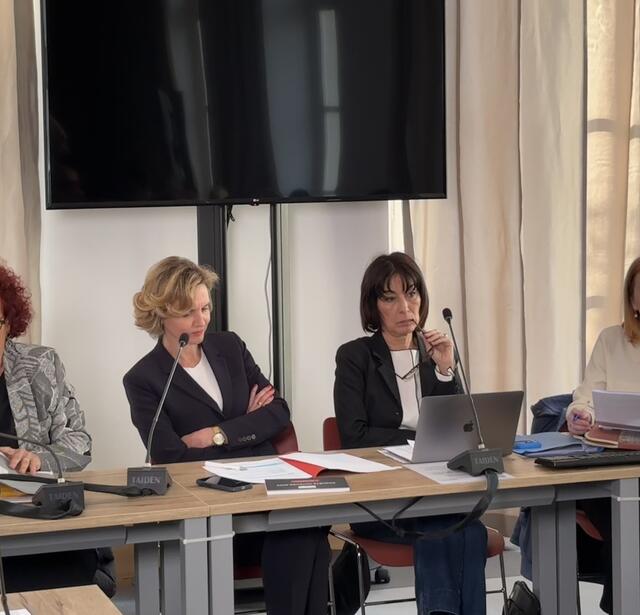 (de gauche à droite) Monique de Marco, Céline Calvez, Soumya Bourouaha, Samantha Bailly