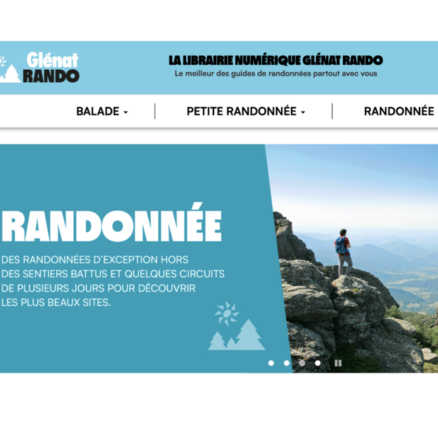 Le site Glénat Rando est en ligne depuis fin mars 2026