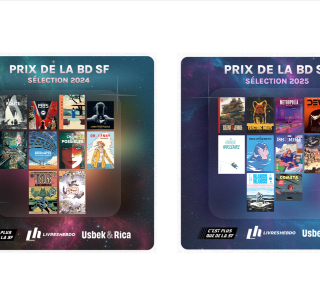 Les sélections des prix de la BD SF 2024 & 2025
