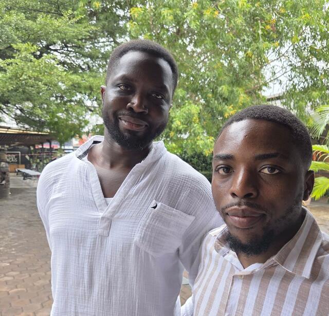 Mohamed Mbougar Sarr et Pascal Boroto