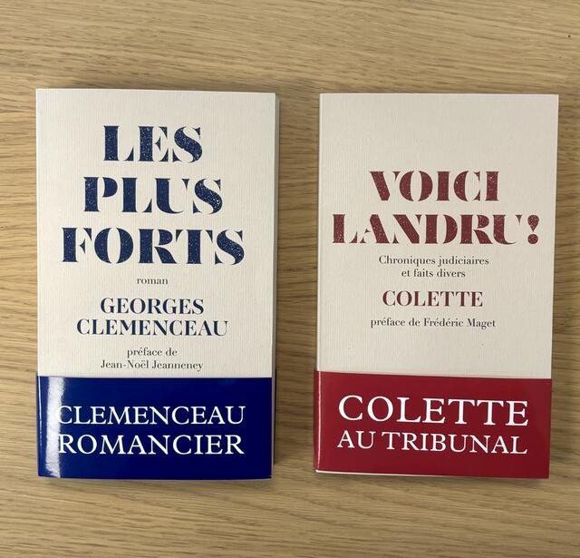 Les nouveautés de « Le Domaine », Les plus forts de Georges Clemenceau et Voici Landru! de Colette 
