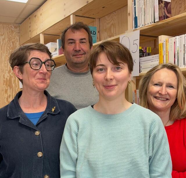 (de gauche à droite) Véronique Boyer, Emmanuel Vial, Morgane Grégoire, Anne-Laure Vial