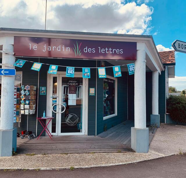 La librairie Le Jardin des Lettres à Andernos-les-Bains