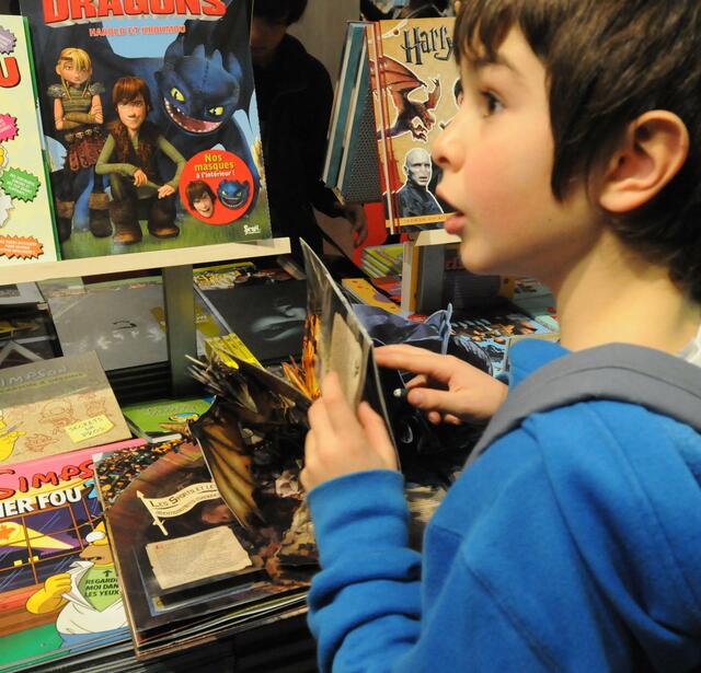 Un jeune lecteur