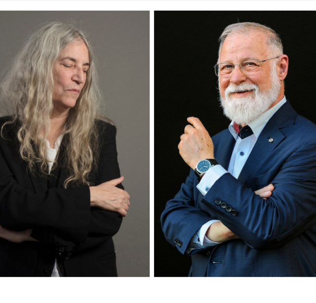 Patti Smith et Alberto Manguel