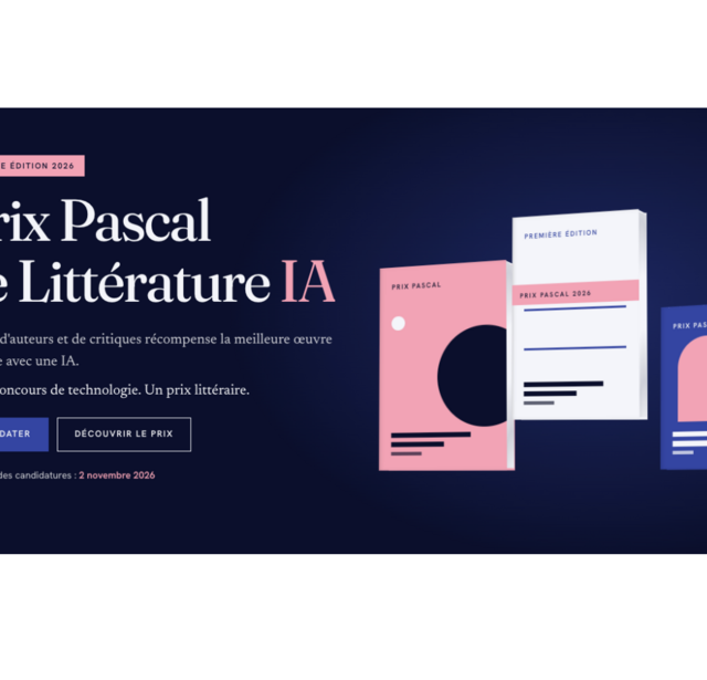 Capture d'écran du site du prix Pascal
