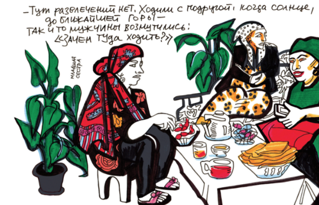 La Dernière Artiste soviétique: Victoria Lomasko, The Hoochie Coochie, tous droits réservés, 2022