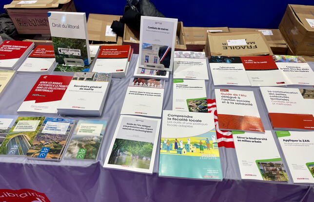 La Librairie lgdj du Congrès des maires 2024.