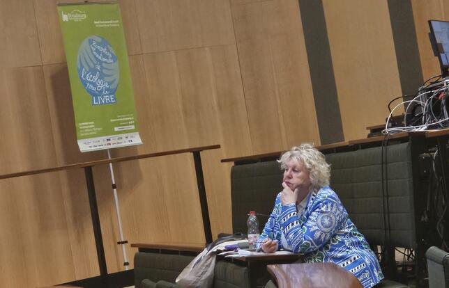 Anne-Marie Bock aux Rencontres internationales de l'écologie pour le livre