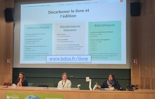 Le projet décarboner le livre et l'édition