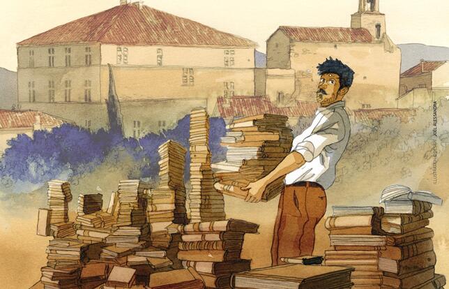 Affiche du festival du livre Cèze Cévennes