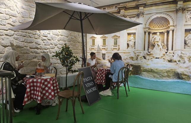 Des terrasses estivales et italiennes