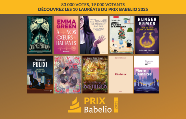 Le palmarès du prix Babelio 2025