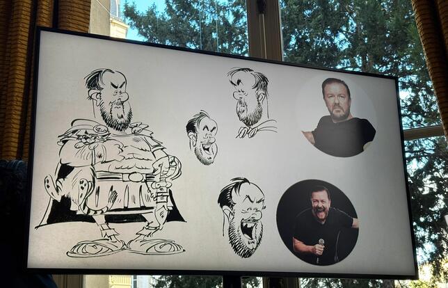 Ricky Gervais/Astérix