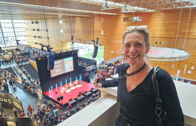 Axelle Roze, directrice des Utopiales de Nantes