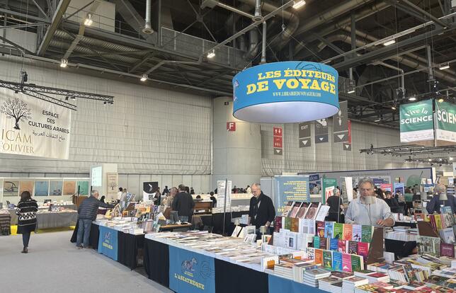 L'un des stands les plus courus du Salon, celui de l'Union des éditeurs de voyage indépendants