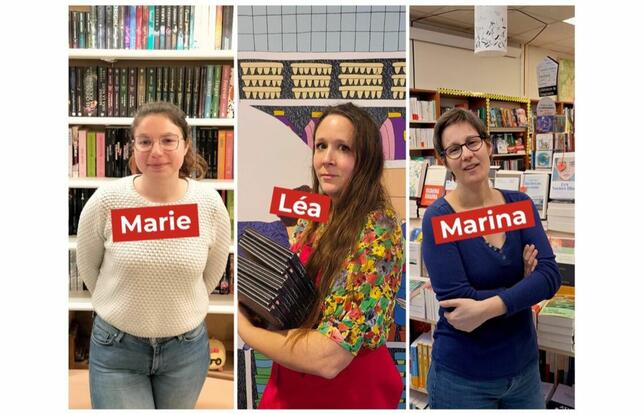 Les trois candidates pour le financement de projets libraires Kube 2026