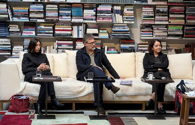 Table ronde 3 (de gauche à droite) Chloé Deschamps, Frédérick Martin, Alix Penent