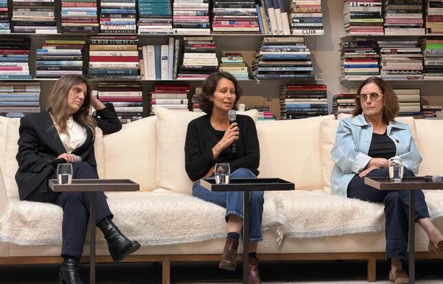 Table ronde 4 (de gauche à droite) Stéphanie Polack, Jeanne Grance, Sylvie Garcia