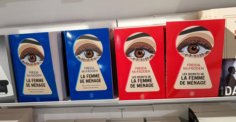 Les livres de Freida McFadden en tête des meilleures ventes à la Fnac, le 7 mai 2025