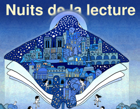 Affiche des Nuits de la lecture 2025