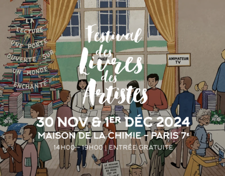 Affiche du festival Des livres, des artistes Paris 2024