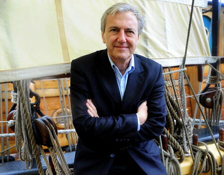 Daniel Bilalian en 2008, alors directeur du service des sports de France Télévisions