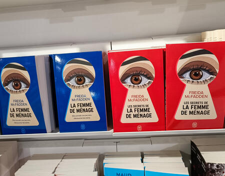Les livres de Freida McFadden en tête des meilleures ventes à la Fnac, le 7 mai 2025
