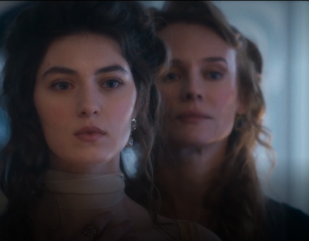 Anamaria Vartolomei et Diane Kruger dans la bande-annonce de Merteuil