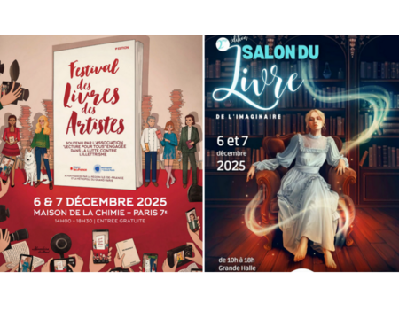 Affiches 2025 du Festival des Livres et des Artistes et du Salon du Livre et de l'Imaginaire 