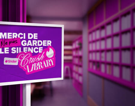 Tinder ouvre «  la bibliothèque la plus bruyante de Paris  » 