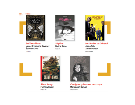Les finalistes du prix BD Fnac France Inter 2026