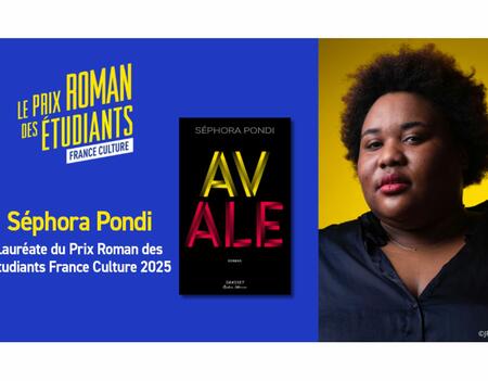 Séphora Pondi, lauréate de prix roman des étudiants France Culture 2025