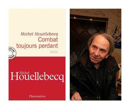 Couverture Combat toujours perdant (Flammarion) Michel Houellebecq - Michel Houellebecq 