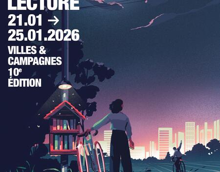 Les Nuits de la lecture 2026 - CNL / Tom Haugomat pour les Nuits de la lecture / Conception graphique : Studio CC