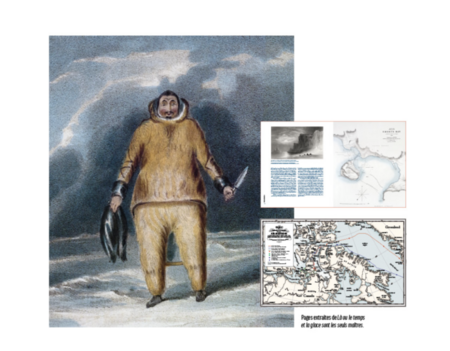 Pages extraites de Là où le temps et la glace sont les seuls maîtres