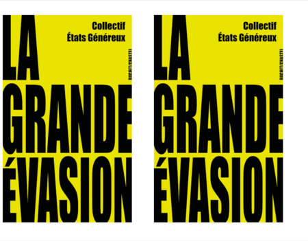 La couverture de « La Grande Évasion », du collectif des États généraux, en librairie ce jeudi 10 septembre.