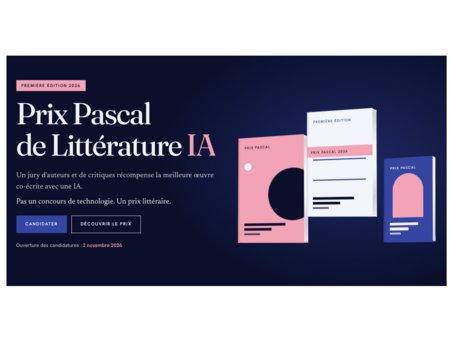 Capture d'écran du site du prix Pascal