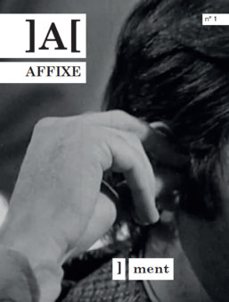 La couverture du premier numéro de la revue Affixe