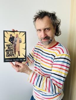 Antonin Peretjatko avec Pascal Legitimus et Esteban Vols au musee de la croute Seuil    0.jpg