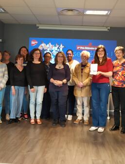 Une partie du jury du Prix littéraire inclusif 2025
