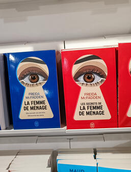 Les livres de Freida McFadden en tête des meilleures ventes à la Fnac, le 7 mai 2025