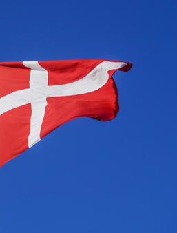 Le drapeau du Danemark