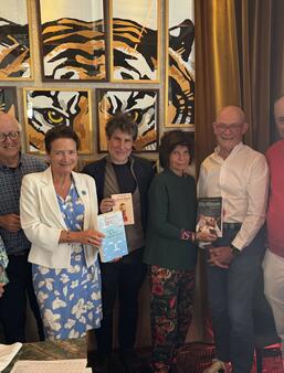 Une partie du jury du Prix Jacques Delors du livre européen 2025 ce lundi 8 septembre 