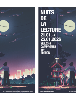 Affiche de la 10e édition des Nuits de la lecture