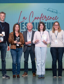 Lauréate et finalistes du prix des Plumes francophones 2025 