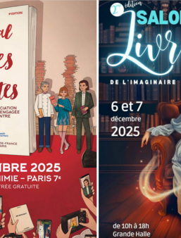Affiches 2025 du Festival des Livres et des Artistes et du Salon du Livre et de l'Imaginaire